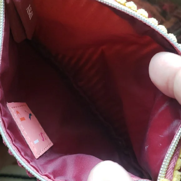 Ipsy Mustard Yellow Corduroy Cosmetic Bag - Picture 5 of 8